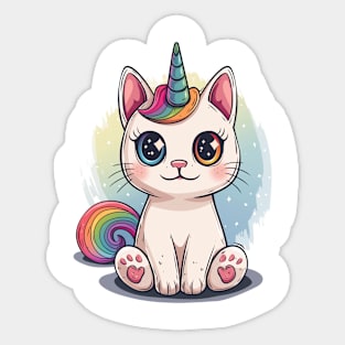 Unicorn Cat Sticker